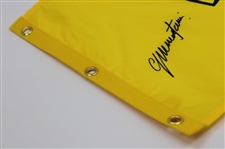 Colin Montgomerie Signed 2014 Senior PGA Championship Screen Flag JSA ALOA