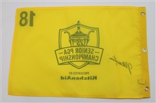 Colin Montgomerie Signed 2014 Senior PGA Championship Screen Flag JSA ALOA