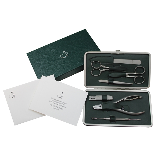 2001 Augusta National GC Masters Tournament Gift - Grooming Kit in Original Case w/Card