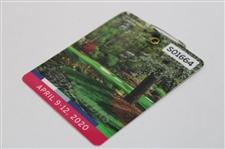 2020 Masters Tournament SERIES Badge #S01664 - Dustin Johnson Winner