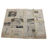 Four (4) 1964 Augusta Herald Special Masters Preview Edition Newspapers - Sunday April 5th