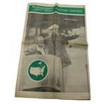 Four (4) 1964 Augusta Herald Special Masters Preview Edition Newspapers - Sunday April 5th