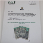 Four (4) 1964 Augusta Herald Special Masters Preview Edition Newspapers - Sunday April 5th