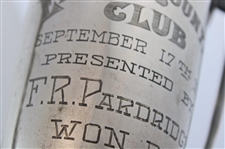1910 Exmoor Country Club Sterling Trophy Presented by F.R Pardridge