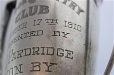 1910 Exmoor Country Club Sterling Trophy Presented by F.R Pardridge