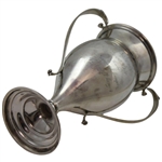 1901 Mens Foursome Tournament Poland Spring Me. First Prize Sterling Silver Trophy Won By - George & Clerance Munger