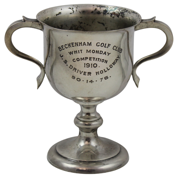 1910 Sterling Silver Beckenham Golf Club Whit Monday Competition J. S. Driver Hollloway 