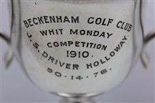 1910 Sterling Silver Beckenham Golf Club Whit Monday Competition J. S. Driver Hollloway 