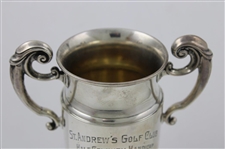 1913 St. Andrews Golf Club Half Century Handicap First Prize Won By Elias M. Johnson