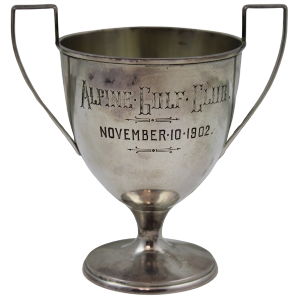 1910 Sterling Silver Golf Trophy Presented by Mrs. Daniel Simonds Won by Miss Lucy Fay