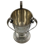 1907 Apauramis Club Best Net Score Sterling Silver Trophy Won by W. F. S. Hart