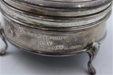 1912 Mid Surrey Golf Club Ladies Foursomes Sterling Silver Trophy Won by Miss Sinclair & Mrs. Marks