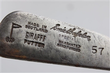 Made In Scotland Warrented Hand Forged 57 Girafff Putter Flag
