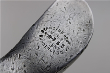 Cleek M S D 1 Model Upright Lie 7 Ozs 15 Drs F Standard Golf Co Mills Patent Sunderland 39753 Standard Golf Co Shafted By Sunderland Shaft Stamp