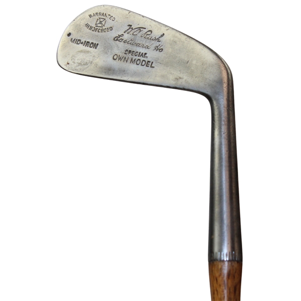 W. A. Rush Eastward Ho Special Own Model Warranted Hand Forged Mid Iron 