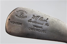 W. A. Rush Eastward Ho Special Own Model Warranted Hand Forged Mid Iron 
