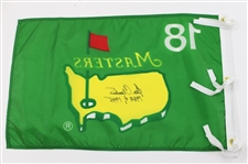 Ben Crenshaw Signed Masters Green Flag w/ 1984 & 1995 PSA/DNA