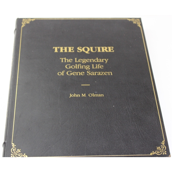 Gene Sarazen Signed 1987 Ltd Ed 217/300 The Squire Signed by Author John Olman JSA ALOA