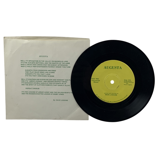 1981 "Augusta" 45LP Album by Dave Loggins