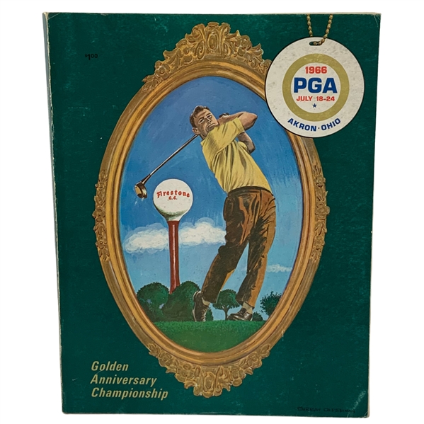 1966 PGA Championship at Firestone CC Official Program - Al Geiberger Winner