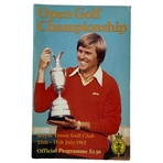 1981, 1982 and 1983 British Open Official programs - great condition.