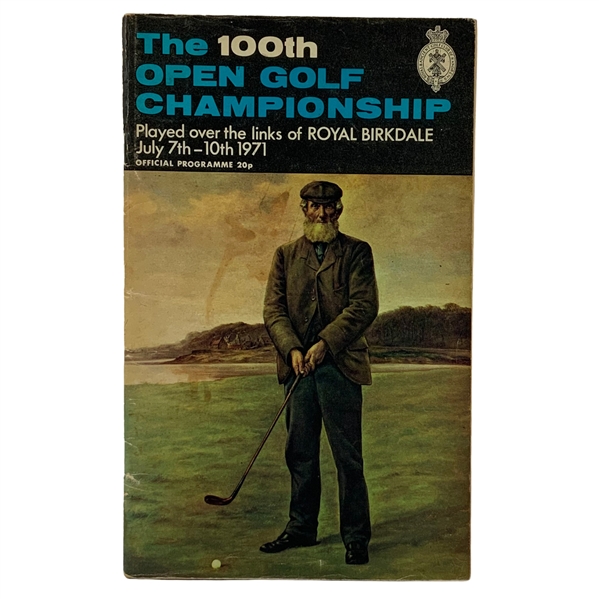 1971 Open Championship at Royal Birkdale Program - Lee Trevino Winner