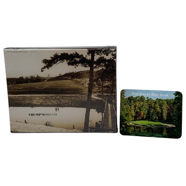 Two Pine Valley Golf Club Items Including Crumps Dream Book and 2023 Scorecard