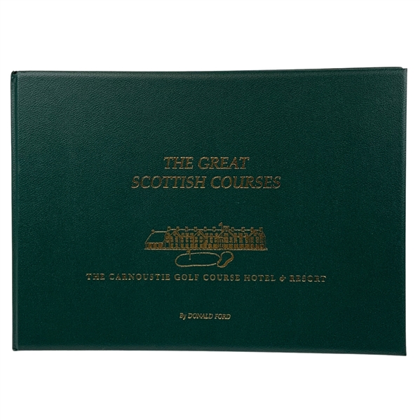 1999 First Edition The Great Scottish Golf Courses by Donald Ford