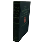 1927 'Golf Architecture In America' 1st Edition Book by George C. Thomas
