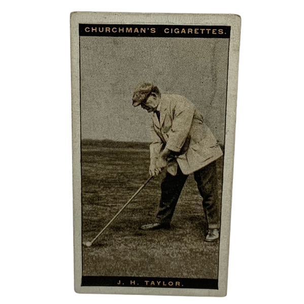 1927 John H. Taylor W.A. & A.C. Churchman Famous Golfers #41 Card