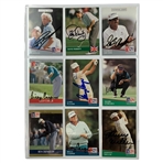 (9) Archer, Player, Casper, Crenshaw, O’Meara, Miller & Others Signed ProSet Cards JSA ALOA