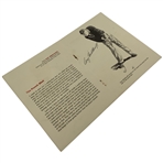 Cary Middlecoff Signed 'The Punch Shot' Lesson JSA ALOA
