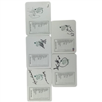 Olazabal, Immelman, Singh, Johnson, and Goalby Signed Augusta National Golf Club Scorecards JSA ALOA