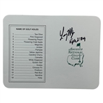 Adam Scott, Vijay Singh, Mike Weir, Larry Mize & Ian Woosnam Signed Augusta National Golf Club Scorecards JSA ALOA