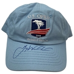 Dustin Johnson Signed 2016 US Open at Oakmont Charcoal Hat & Gary Woodland Signed 2019 US Open Hat JSA ALOA