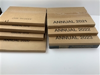 Complete 1978-2025 Masters Tournament Annual Hardbound Books Run Incl. First 41 Yrs