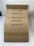 Complete 1978-2025 Masters Tournament Annual Hardbound Books Run Incl. First 41 Yrs
