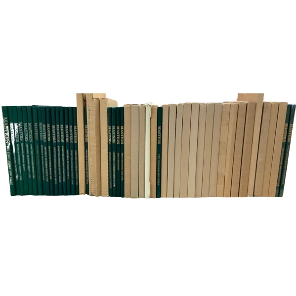 Complete 1978-2025 Masters Tournament Annual Hardbound Books Run Incl. First 41 Yrs