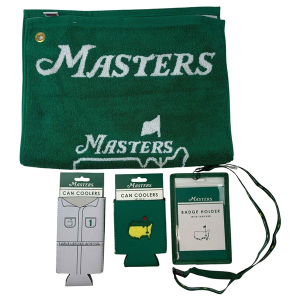 A Collection of Official Masters Tournament Souvenir Golf Accessories