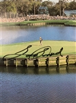 Sam Snead Signed World Golf Hall of Fame GOLFSHOTS Exhibition Poster JSA ALOA