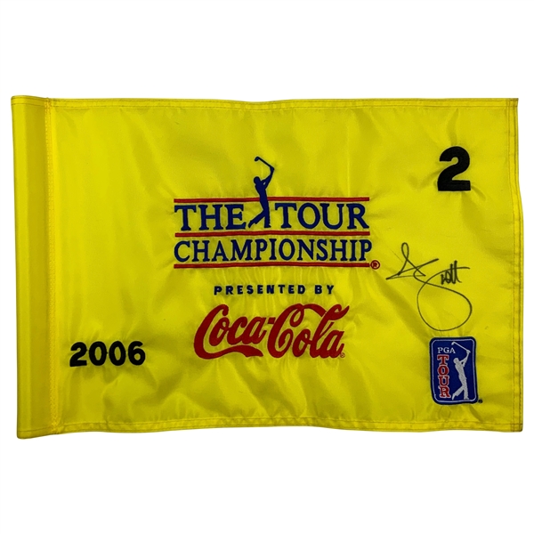 Adam Scott Signed 2006 Tour Championship Hole 2 Course Flown Flag JSA ALOA