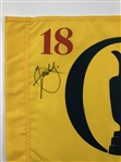Xander Schauffele Signed 2024 Open Championship at Royal Troon Flag JSA #CH92852