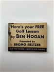 Ben Hogan's 'Smashing Drive' Magic Eye Movie Flip Book Presented by Bromo-Seltzer