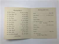1997 Ben Hogan Celebration of Life Invitation 
