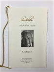 Arnold Palmer 2016 Celebration of Life Invitation