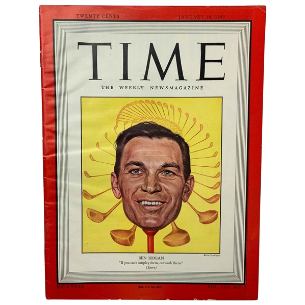 1949 Ben Hogan Time Magazine - January 10th