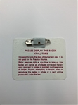 Jack Nicklaus Signed 1986 Masters Tournament SERIES Badge #X6524 JSA ALOA