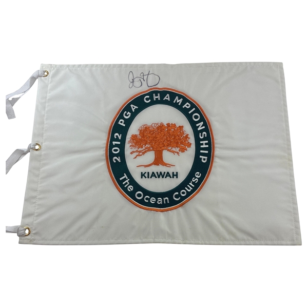 Rory McIlroy Signed 2012 PGA Championship at Kiawah Flag PSA #U00614