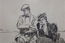 1897 Life Publishing Company Is A Caddy Always Necessary - Framed