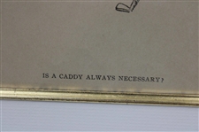 1897 Life Publishing Company Is A Caddy Always Necessary - Framed